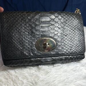 Coach Black Textured Crossbody Bag